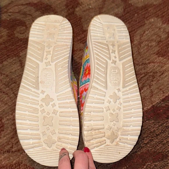 Hey Dude Multicolor Patterned Slip-Ons - Picture 3 of 3